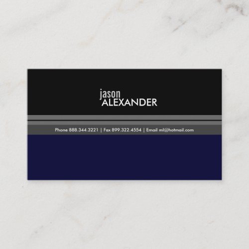 Masculine Business Card