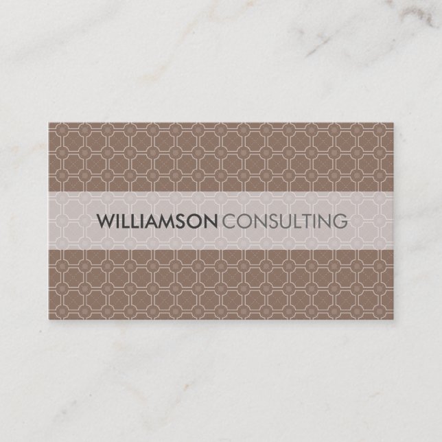 MASCULINE BUSINESS CARD :: minimalist smart simple (Front)