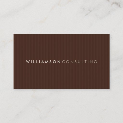 Customizable MASCULINE BUSINESS CARD :: simple pinstripe 4
