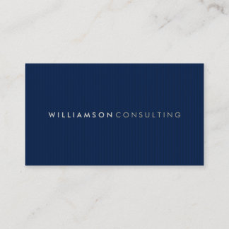 MASCULINE BUSINESS CARD :: simple pinstripe 4