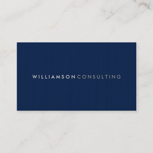 Customizable MASCULINE BUSINESS CARD :: simple pinstripe 4