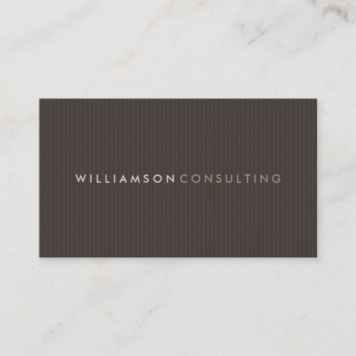 Customizable MASCULINE BUSINESS CARD :: simple pinstripe 6