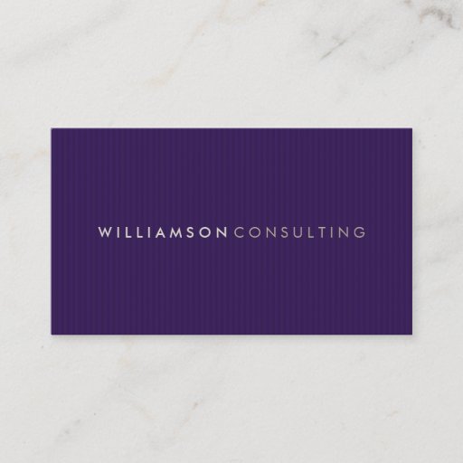 Customizable MASCULINE BUSINESS CARD :: simple pinstripe 8