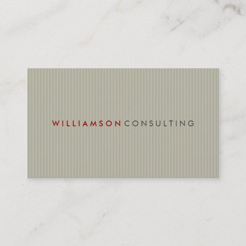 MASCULINE BUSINESS CARD :: simple pinstripe 9