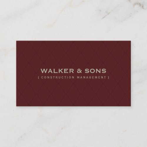MASCULINE BUSINESS CARD  simply smart 4