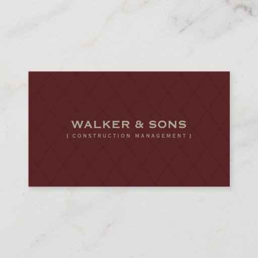 Customizable MASCULINE BUSINESS CARD :: simply smart 4