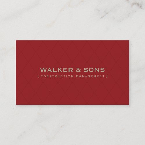 MASCULINE BUSINESS CARD  simply smart 9