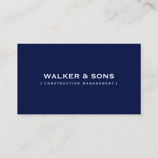 Customizable MASCULINE BUSINESS CARD :: simply smart  navy blue
