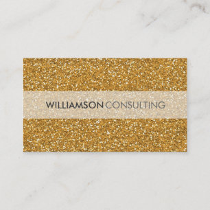 MASCULINE BUSINESS CARD smart simple gold glitter