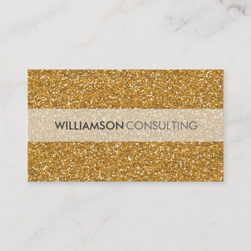 MASCULINE BUSINESS CARD smart simple gold glitter