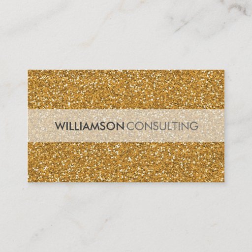 Customizable MASCULINE BUSINESS CARD smart simple gold glitter