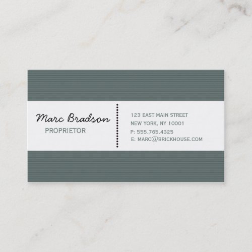Masculine -Corporate Business Card