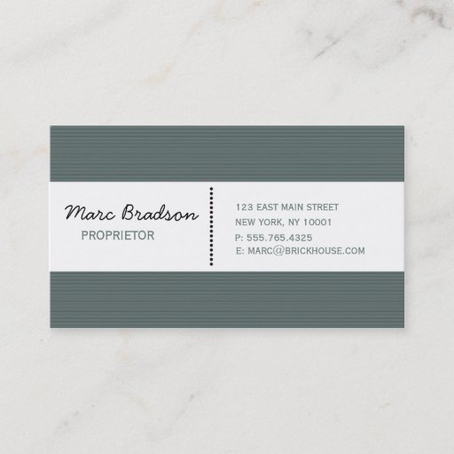 Customizable Masculine -Corporate Business Card
