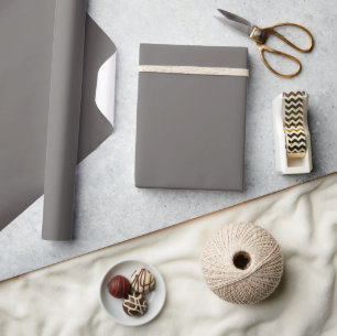 Masculine Dark Gray Design Wrapping Paper