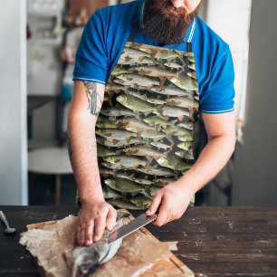 Masculine Fisherman's Fantasy Pattern Apron