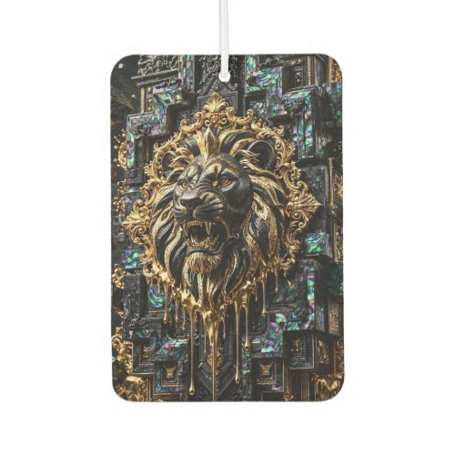 Masculine Lion Extra 3D Mosaic design Air Freshener