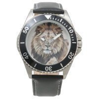 Masculine ,Lion King Background, Men Watch