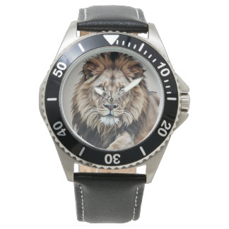 Masculine ,Lion King Background, Men Watch