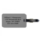 Masculine Monogram Executive Style - Silver Gray