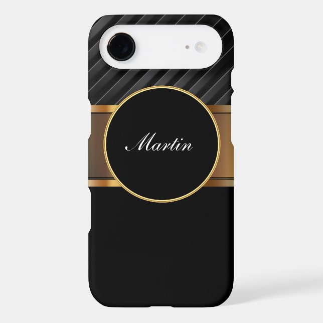 Masculine Monogram iPhone Case (Back)