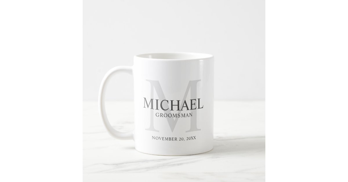 Personalized Groomsmen Coffee Tumbler