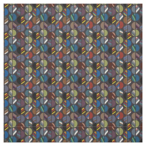 Masculine Striped Oval Halves  Fabric