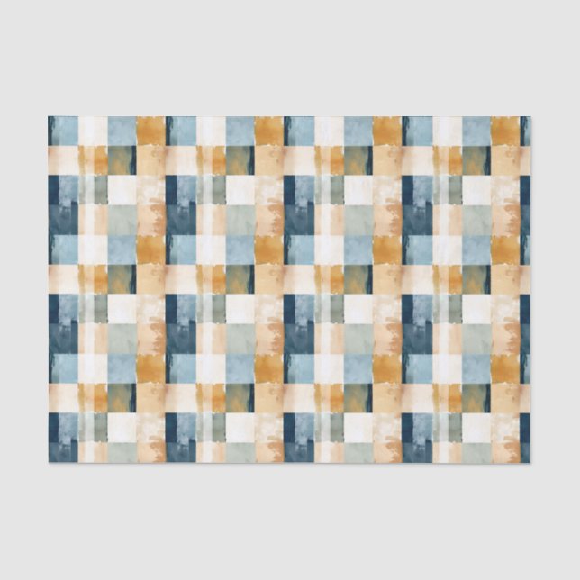 Masculine stylish minimalist tissue paper (Front)