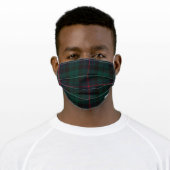 MASCULINE TARTAN PLAID FACE MASK FOR HIM (Worn)