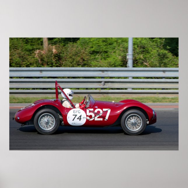 Maserati A6 GCS Barchetta Le Mans Classic Poster (Front)
