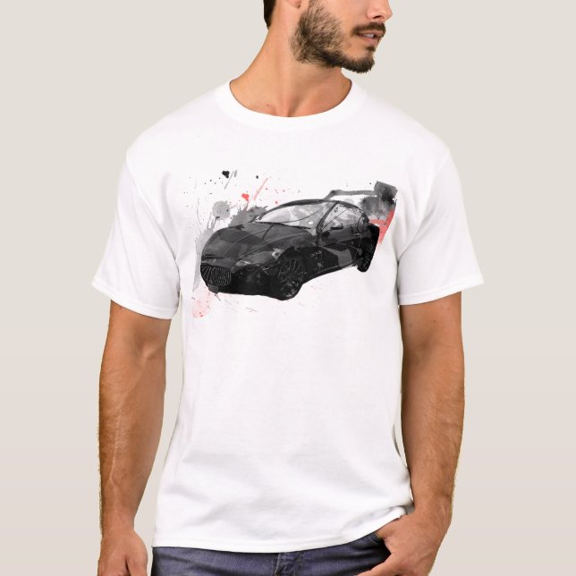 maserati gt car illustration T-Shirt (Front)