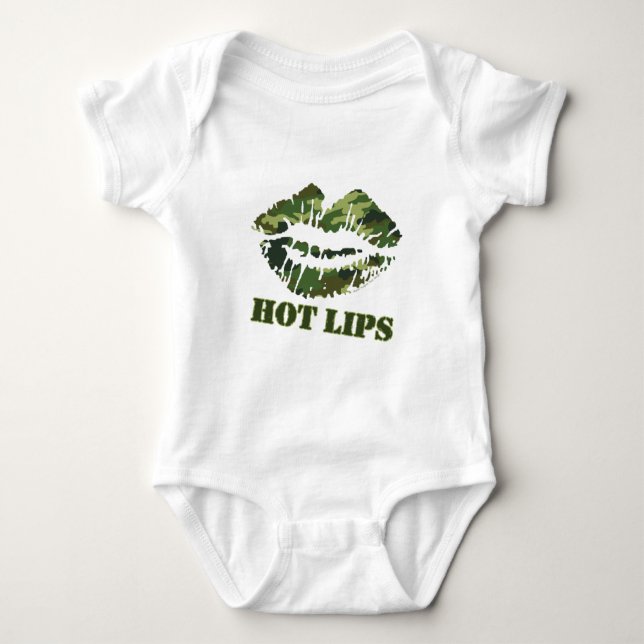 MASH Hot Lips Baby Bodysuit (Front)