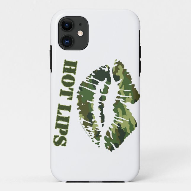 MASH Hot Lips Case-Mate iPhone Case (Back)