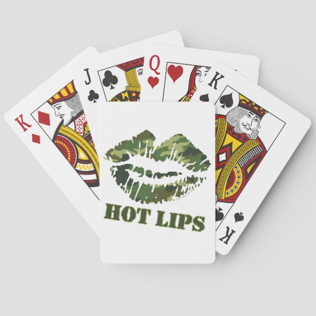 MASH Hot Lips Poker Cards (Back)