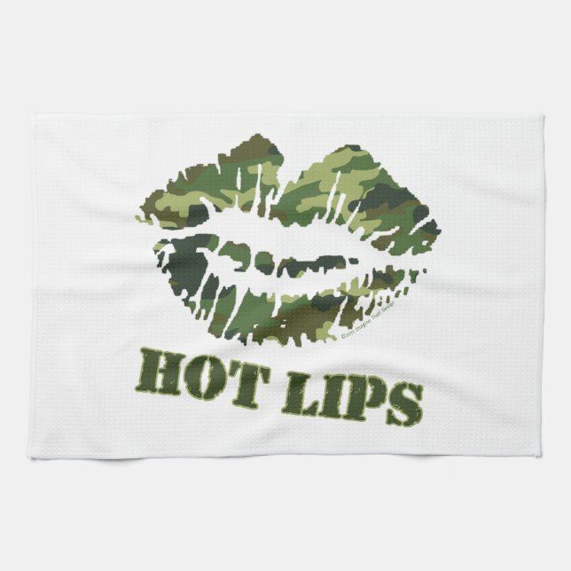 MASH Hot Lips Towel (Horizontal)