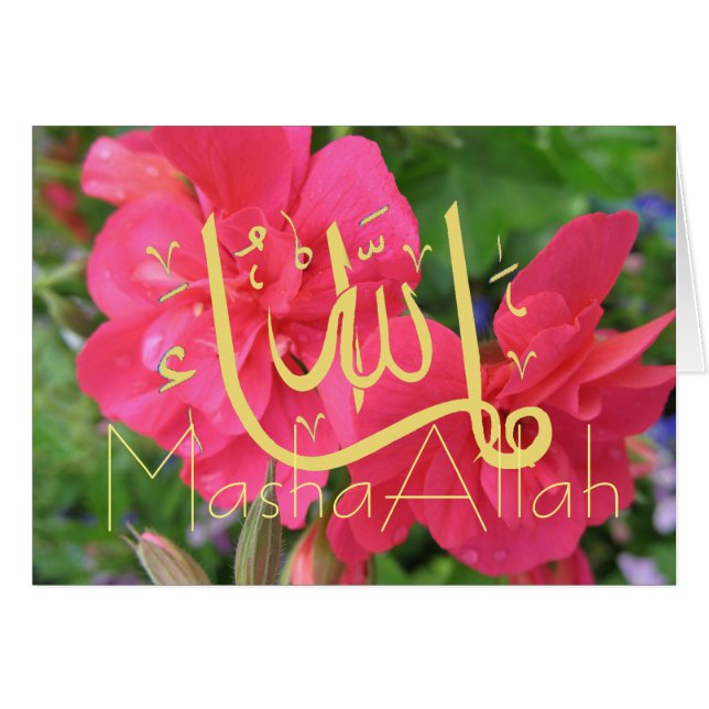 Masha Allah congratulations (Front Horizontal)