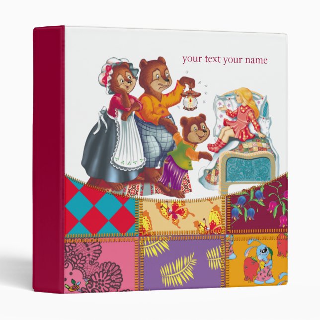 Masha and 3 bears binder (Front/Spine)