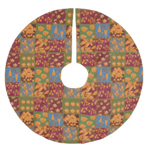 Masha and 3 bears brushed polyester tree skirt