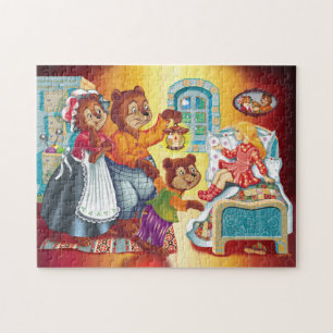 Masha and 3 bears jigsaw puzzle