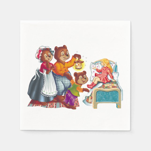 Masha and 3 bears napkins (Front)