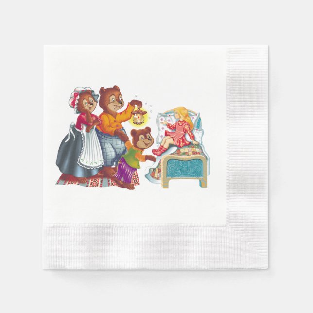 Masha and 3 bears napkins (Front)