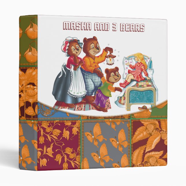 Masha and 3 bears ring binder (Front/Spine)