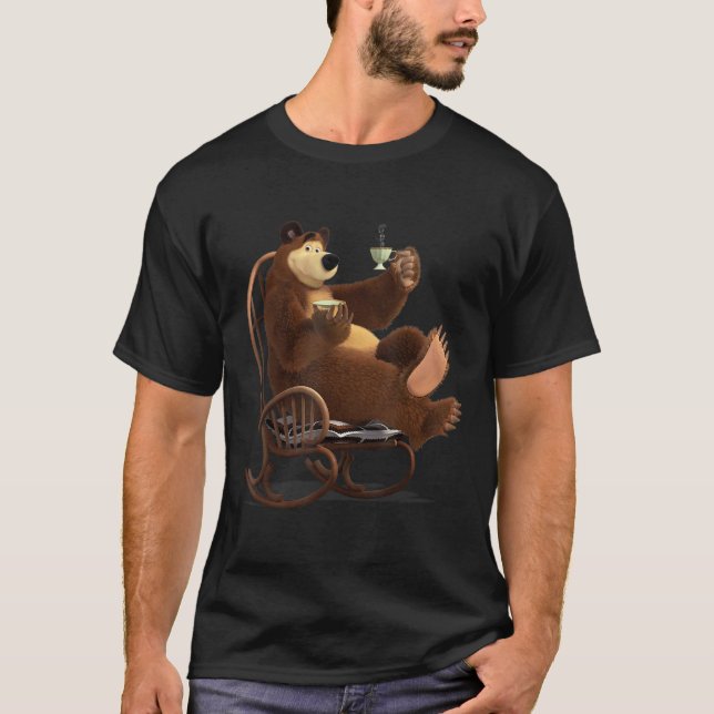 Masha and the Bear Five o'clock T-Shirt (Front)