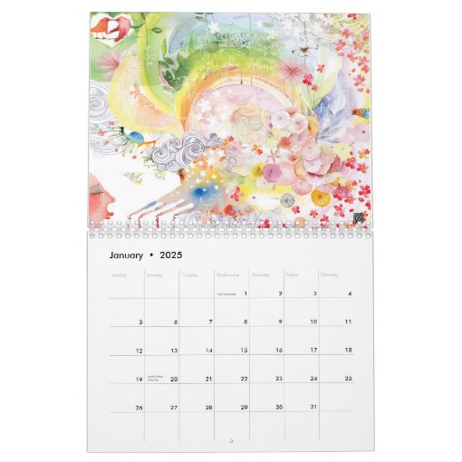 Masha D'Yans 2025 Wall Calendar Ronda Chrystal