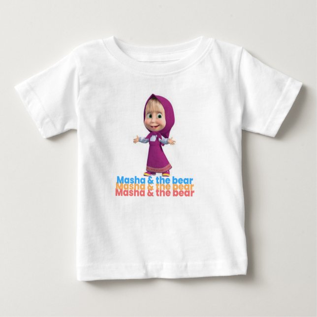 Masha & the bear baby T-Shirt (Front)
