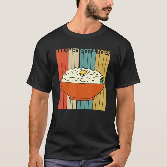 Mashed Potato Food T-Shirt (Front)