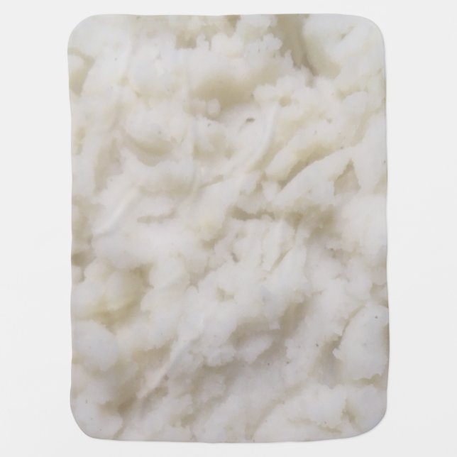 Mashed Potatoes Baby Blanket (Front)