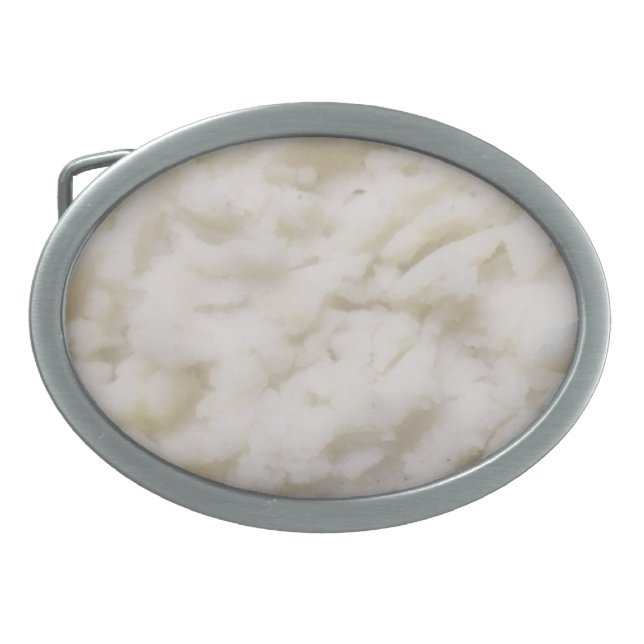 Mashed Potatoes Belt Buckle (Front)