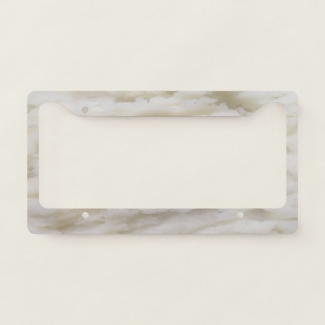 Mashed Potatoes License Plate Frame (Front)