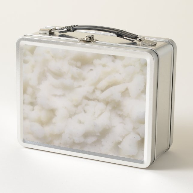 Mashed Potatoes Metal Lunch Box (Front)