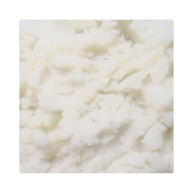 Mashed Potatoes Metal Print (Front)